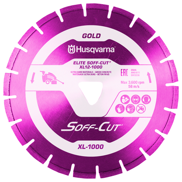 Husqvarna ELITE SOFF-CUT XL 1000 XL12-1000 Blade/Skid Plate - 542756105