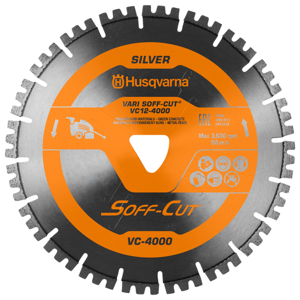 Husqvarna VARI SOFF-CUT VC-4000 VC10-4000 Blade/Skid Plate - 587669003
