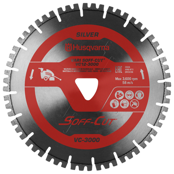 Husqvarna VARI SOFF-CUT VC-3000 VC6-3000 Blade/Skid Plate - 587668201
