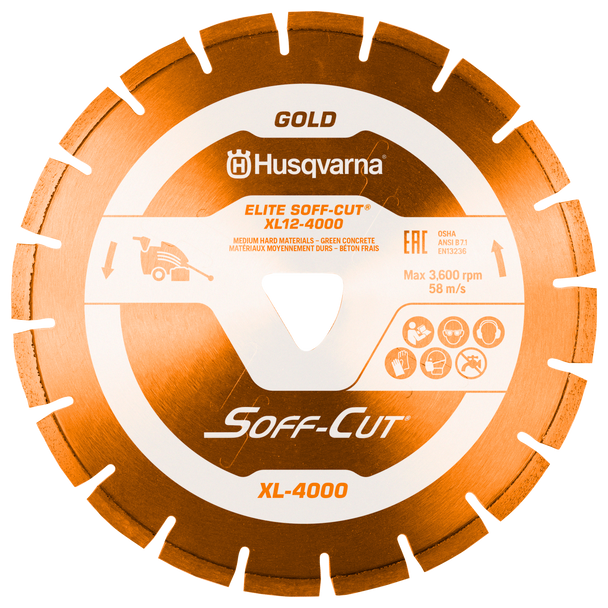 Husqvarna ELITE SOFF-CUT XL 4000 XL6.5-4000 Blade/Skid Plate - 582831401
