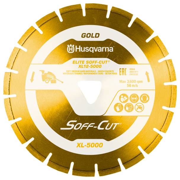 Husqvarna ELITE SOFF-CUT XL 5000 XL6-5000 Blade/Skid Plate - Dry - 542777009