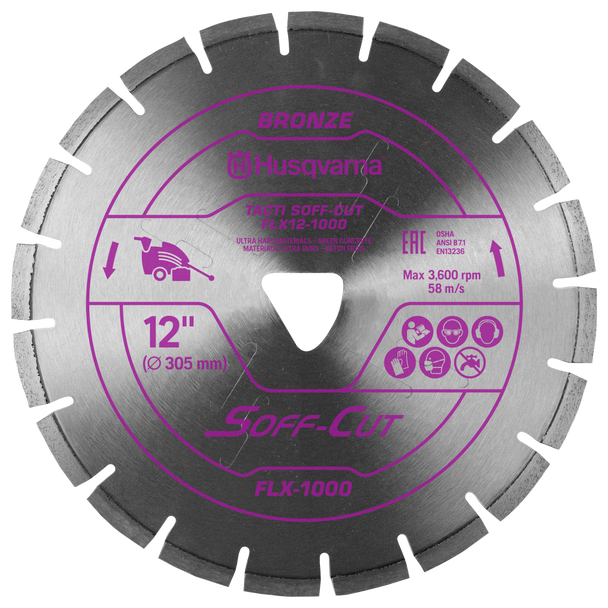 Husqvarna TACTI SOFF-CUT FLX-1000 FLX10S8-1000 Blade/Skid Plate - 542757453