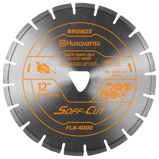 Husqvarna TACTI SOFF-CUT FLX-4000 FLX14-4000PV Blade w/ Skid Plate - 542773808