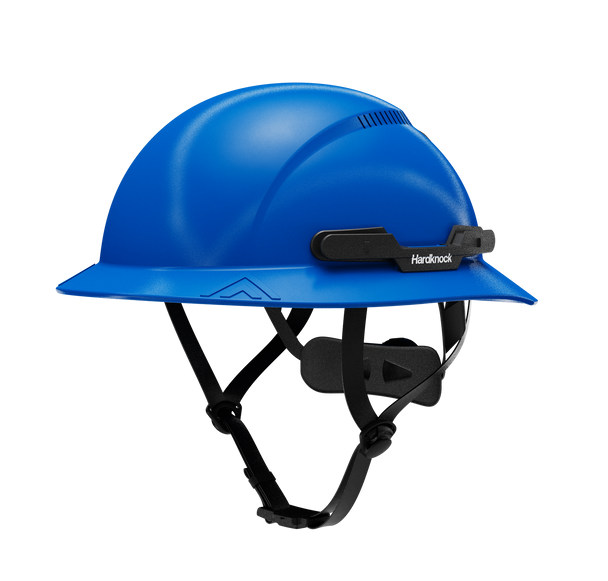 Hardknock Resolve - Full Brim - Class C - Type 2 Safety Helmet - Vented - Blue - 100-0-460