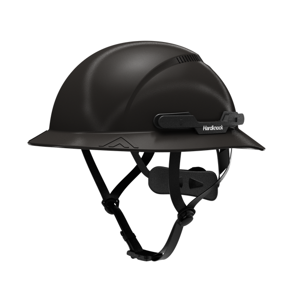 Hardknock Resolve - Full Brim - Class C - Type 2 Safety Helmet - Vented - Black - 100-0-001