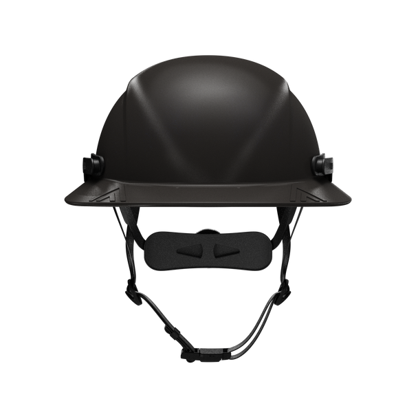 Hardknock Resolve - Full Brim - Class G,C,E - Type 2 Safety Helmet - Non-Vented - Black - 105-0-001