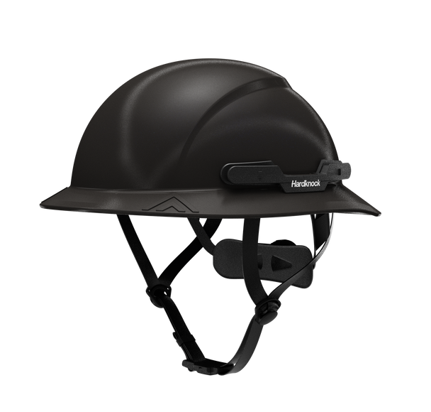 Hardknock Resolve - Full Brim - Class G,C,E - Type 2 Safety Helmet - Non-Vented - Black - 105-0-001