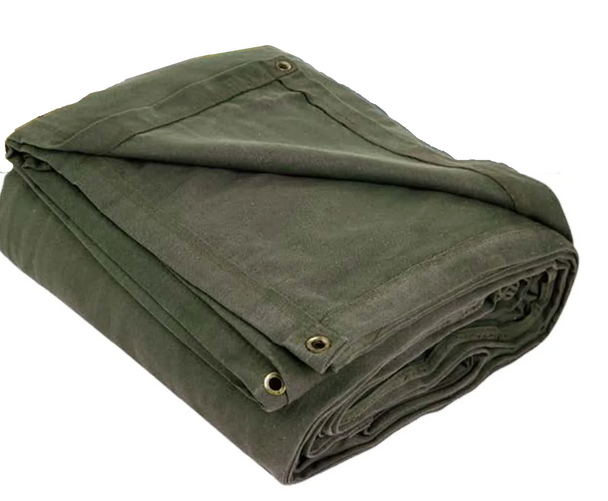 Eagle Industries Canvas Tarp Olive Drab Green FR 20' x 30' - CAN-FR-2030