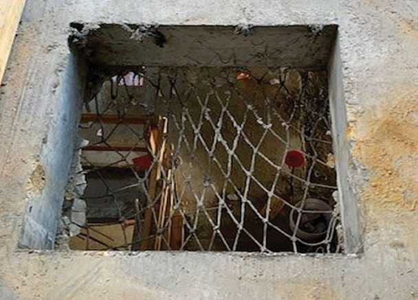 Eagle Industries Pour-In-Place Netting 8' x 50' Black FR - PPN-0850-FR