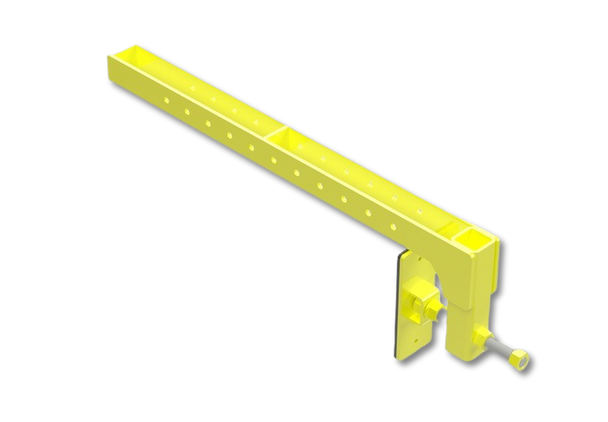 Leading Edge Safety Raptor Rail Parapet Clamp Assembly - RB-01-RC-CF-000