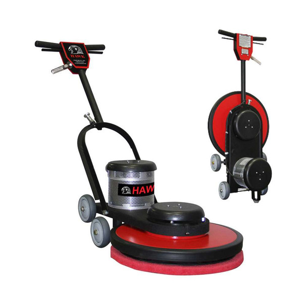 Hawk Enterprises HAWK Centerfold High Speed Burnisher - 1800 RPM w/DC Motor - 17 Inch - F1800-17-01CF
