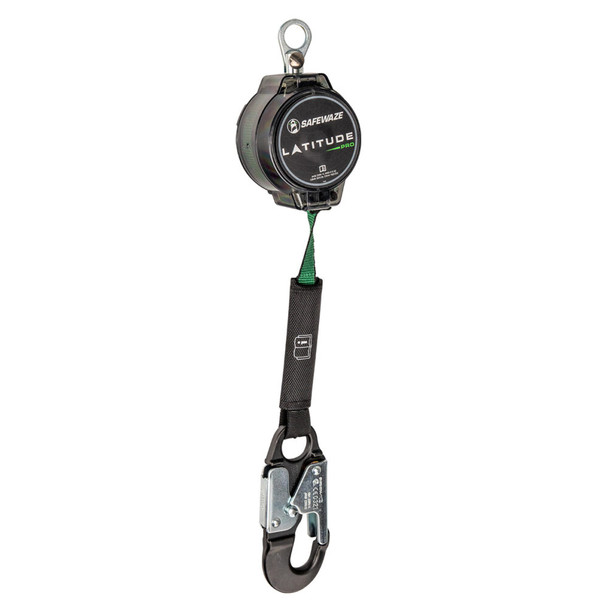 Safewaze Latitude Pro 7' Single Web SRL: No Attachment, Alu Snap Hook - 018-5001