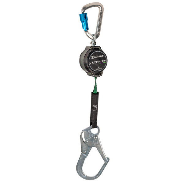 Safewaze Latitude Pro 7' Single Web SRL: Alu Carabiner, Rebar Hook - 018-5014
