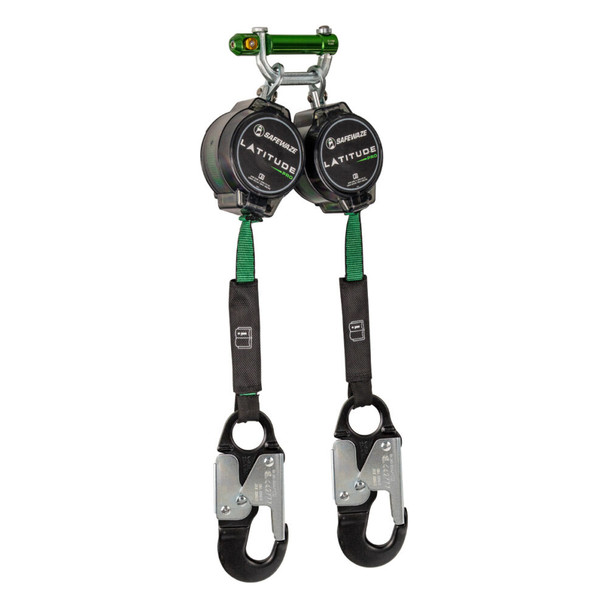 Safewaze Latitude Pro 7' Dual Web SRL: 9013 BWB, Alu Snap Hooks - 018-5025