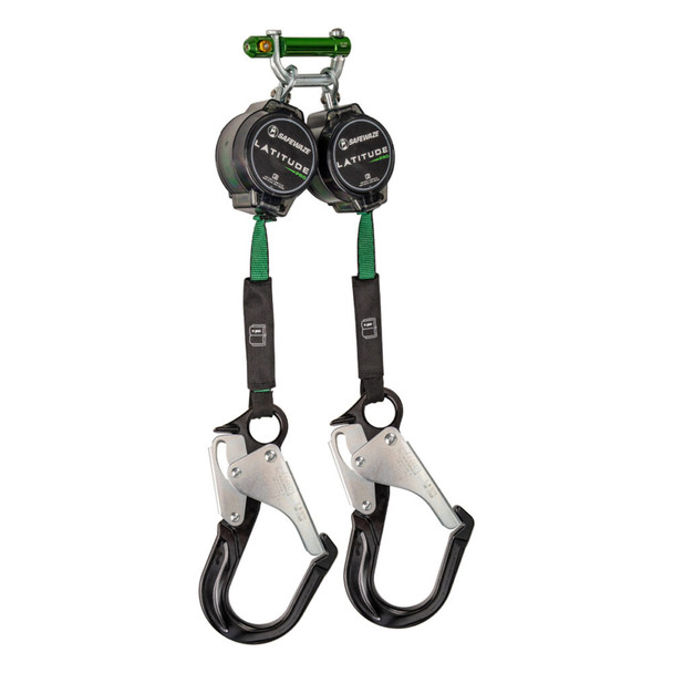 Safewaze Latitude Pro 7' Dual Web SRL: 9013 BWB, Alu Rebar Hooks - 018-5027