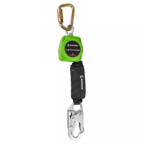 Safewaze Latitude 6' Single Web SRL: Carabiner, Snap Hook - 019-5044