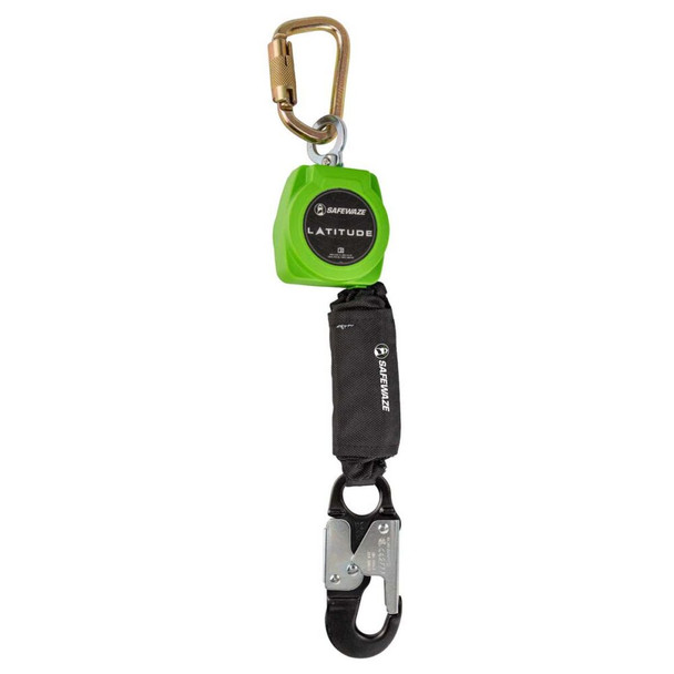 Safewaze Latitude 6' Single Web SRL: Carabiner, Alu Snap Hook - 019-5045