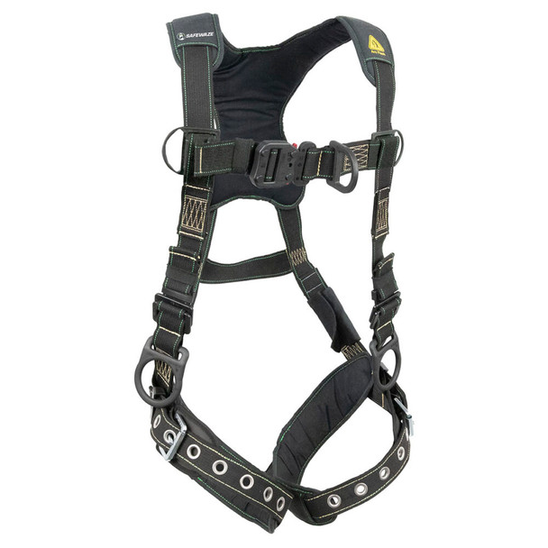 Safewaze Arc Flash Harness: DE 3D, DE QC Chest, DE FD, TB Legs (L) - 020-1269