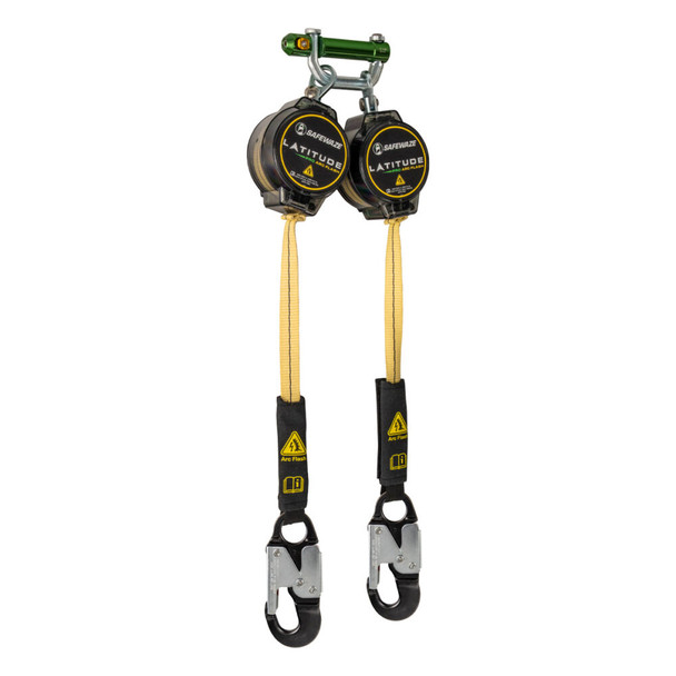 Safewaze Latitude Pro Arc Flash 7' Dual Web SRL: 9013 BWB, Alu Snap Hooks - 020-5215