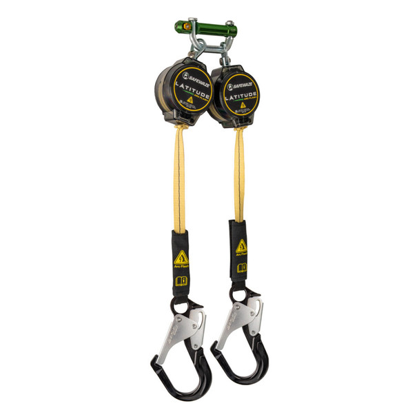 Safewaze Latitude Pro Arc Flash 7' Dual Web SRL: 9013 BWB, Alu Rebar Hooks - 020-5216