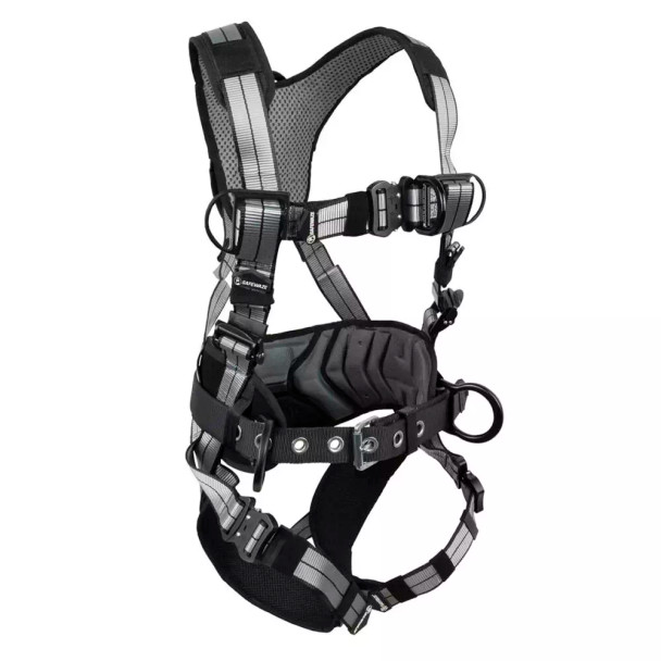 Safewaze PRO+ Slate Construction Harness: Alu 3D, Alu QC Chest, Alu FD, Alu QC Legs (S) - 021-1826