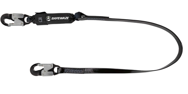 Safewaze PRO-Shield 6' Energy Absorbing Lanyard: Alu Snap Hook - 024-2137