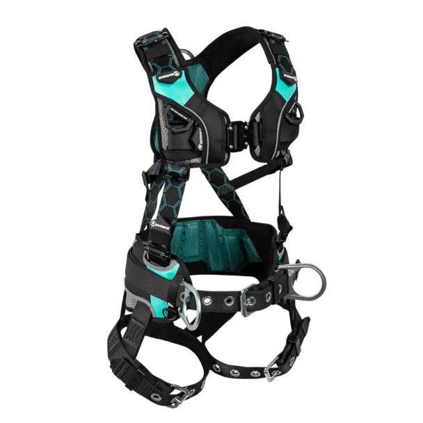 Safewaze Contour Construction Harness: 3D, QC Chest, TB Legs (3X) - 025-1646