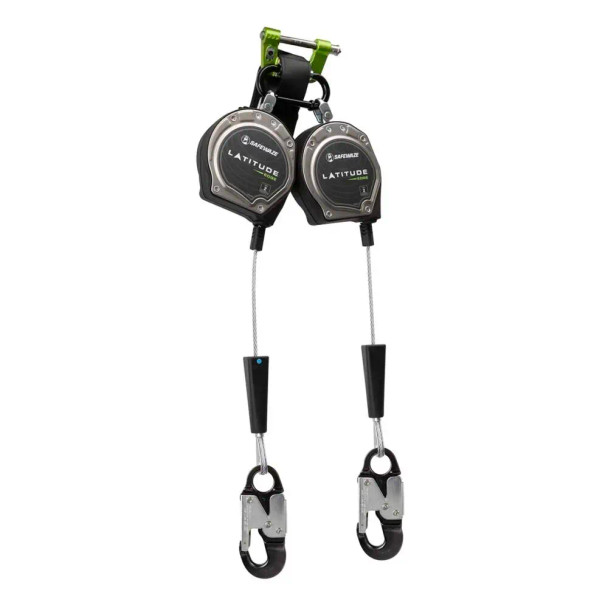 Safewaze Latitude Edge 6' Dual Cable SRL: Alu Snap Hooks - 025-5616
