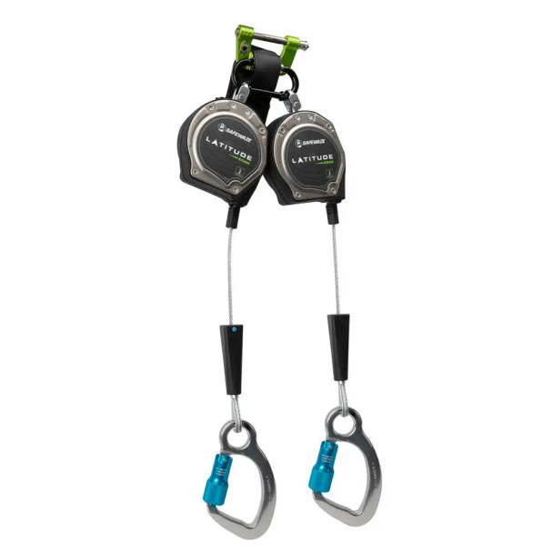 Safewaze Latitude Edge 6' Dual Cable SRL: Alu Carabiners - 025-5617