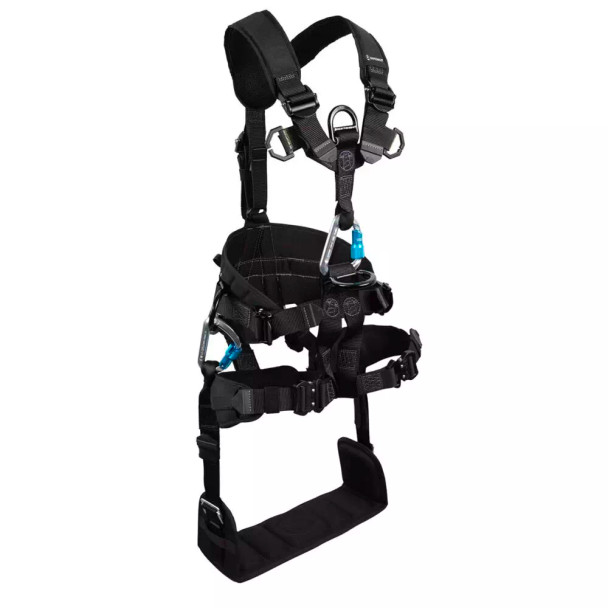 Safewaze Wind & Tower Harness: 5D, Removable Seat, QC Legs (L/XL) - FS227T-L/XL