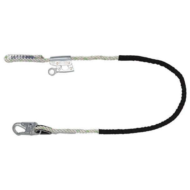 Safewaze 6' Rope Positioning Assembly: Rope Ascender, Snap Hook - FS33200