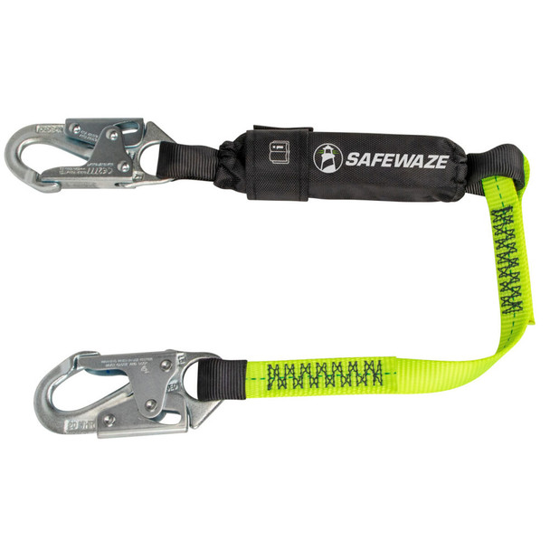 Safewaze PRO 3' Energy Absorbing Lanyard: Snap Hook - FS560-3