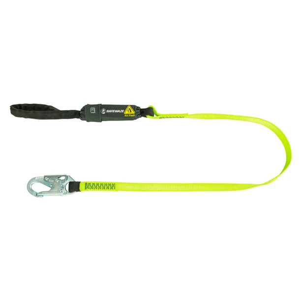 Safewaze Arc Flash 6' Energy Absorbing Lanyard: Snap Hook, Soft Loop - FS560-AF-SE