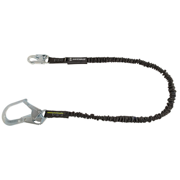 Safewaze PRO 6' Internal Energy Absorbing Lanyard: Rebar Hook - FS585