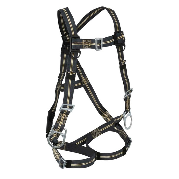 Safewaze Welding Harness: 3D, Aramid Web, MB Chest, MB Legs (S) - FS77326-FR-S