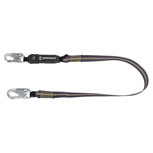 Safewaze Welding 6' Energy Absorbing Lanyard: Snap Hook - FS77330-FR