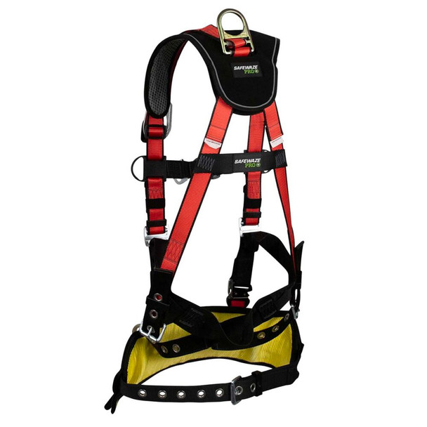 Safewaze Oil & Gas Harness: 1D, Derrick Belt, QC Chest, FD, TB Legs (S/M) - FS77635-OD-S/M