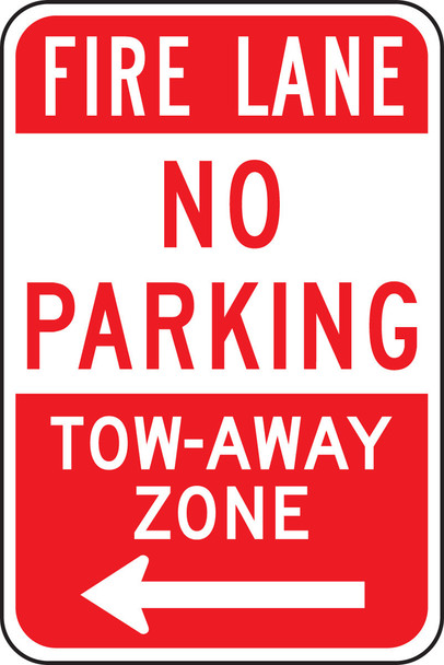 NO PARKING SIGNS 18" x 12" Engineer Grade Reflective Aluminum (.080) 1/Each - FRP137RA