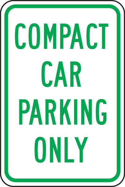 DESIGNATED PARKING SIGNS 18" x 12" Engineer Grade Reflective Aluminum (.080) 1/Each - FRP192RA