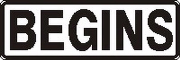 ADVISORY SIGNS 8" X 24" Engineer Grade Reflective Aluminum (.080) 1/Each - FRR203RA