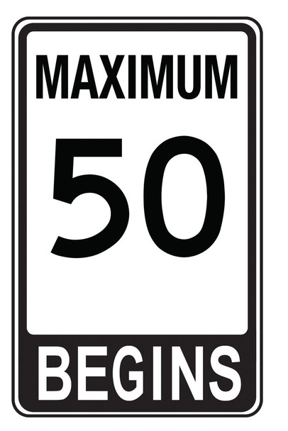 SPEED SIGN 36" x 24" Engineer-Grade Prismatic 1/Each - FRR21050RA