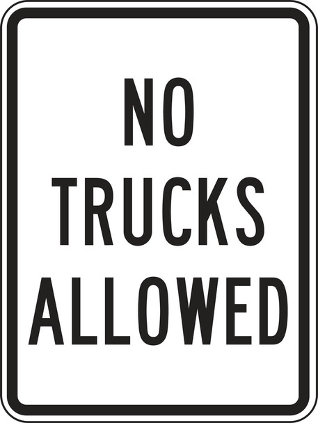 TRAFFIC 24" x 18" Engineer Grade Reflective Aluminum (.080) 1/Each - FRR242RA