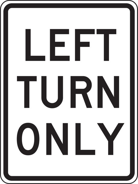 TRAFFIC 24" x 18" High Intensity Reflective Aluminum (.080) 1/Each - FRR301HP