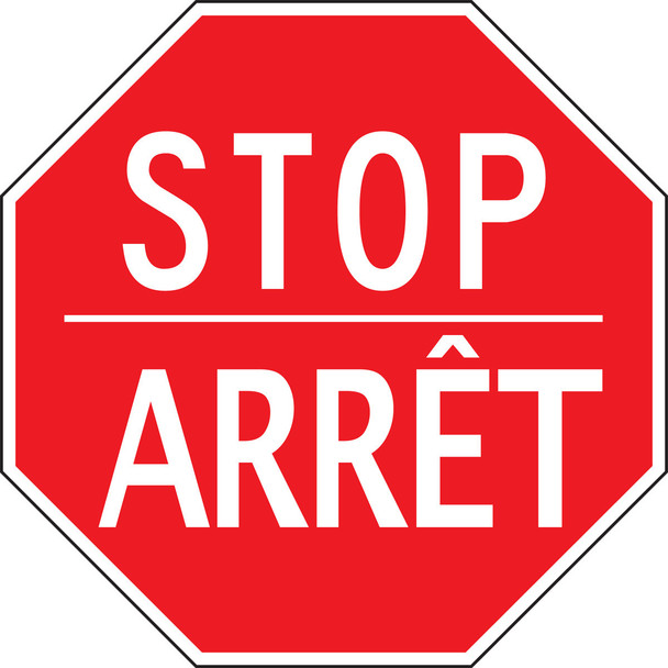 Stop / Arrêt 24" x 24" - FRR380RA