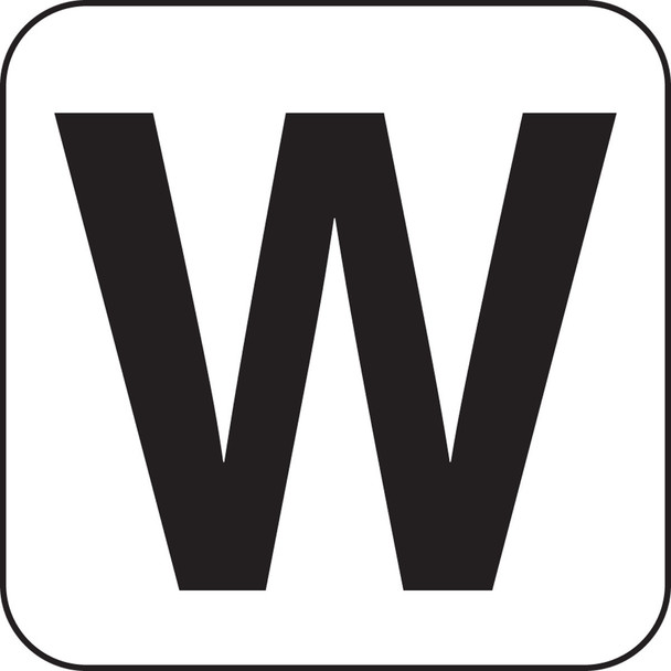 Rail Sign: Whistle 12" x 12" DG High Prism 1/Each - FRR754DP