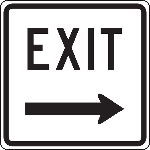 Facility Traffic Sign 18" x 18" Engineer-Grade Prismatic 1/Each - FRR847RA