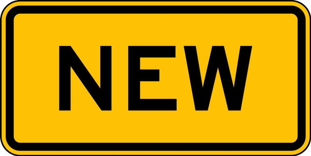 Intersection Warning Sign: New 12" x 24" DG High Prism 1/Each - FRW544DP