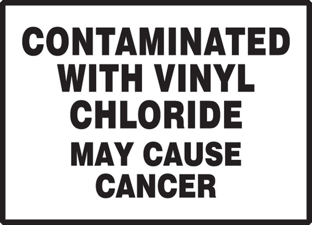 SAFETY LABEL 5" x 7" Adhesive Dura Vinyl 1/Each - LCAW522XVE