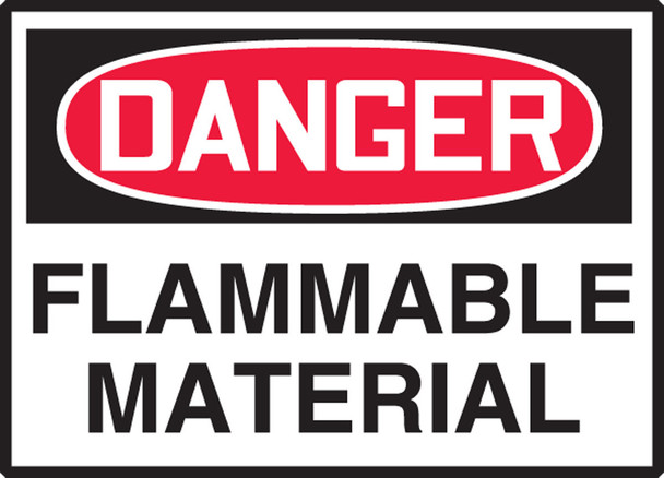 Chemical & Hazardous Safety Labels 3 1/2" x 5" Adhesive Dura Vinyl 1/Each - LCHL156XVE