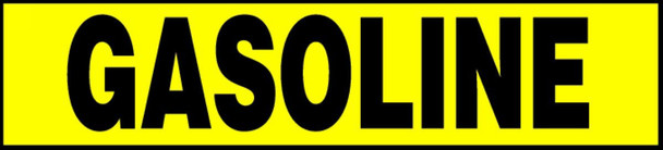 Safety Label: Gasoline 2" x 9" Adhesive Dura-Vinyl / - LCHL505